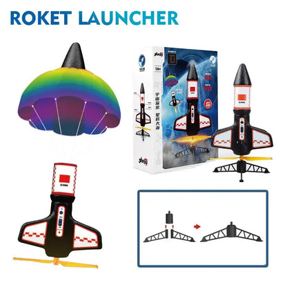 Electric Rocket Launcher with Parachute